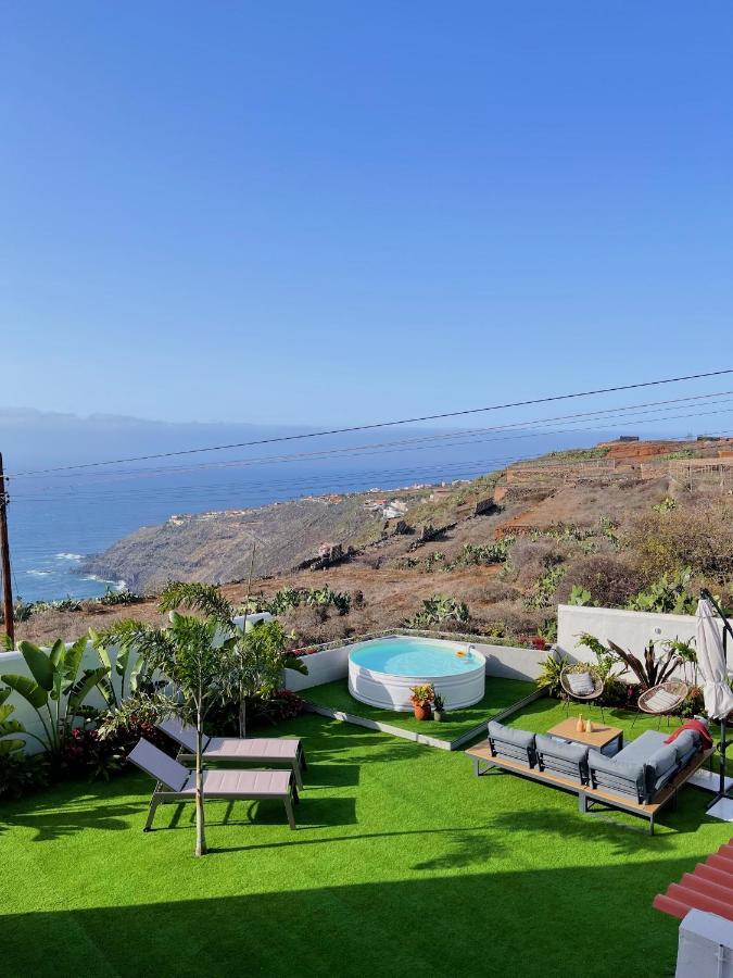 Casa Con Piscina Y Jardin Con Vistas Al Mar Villa Puerto de la Madera Exterior photo