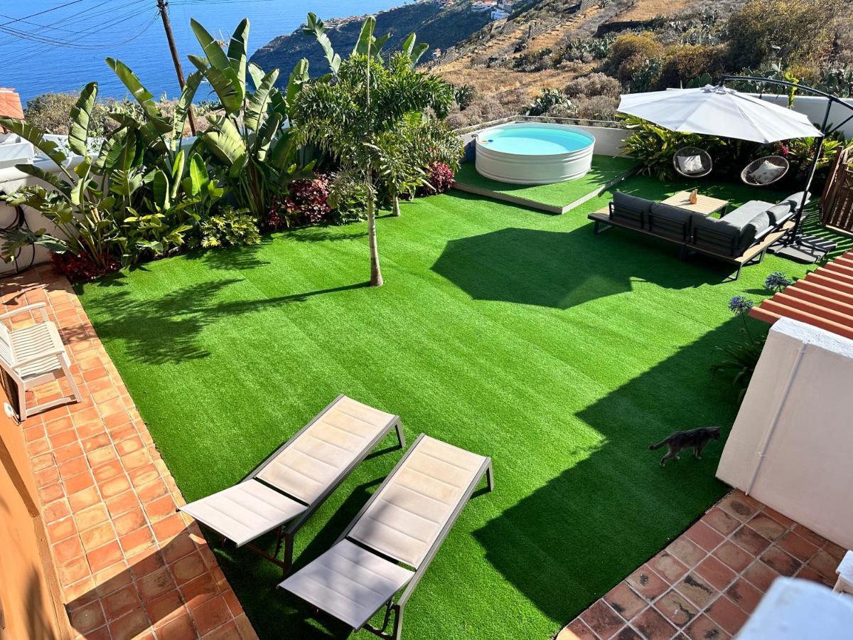 Casa Con Piscina Y Jardin Con Vistas Al Mar Villa Puerto de la Madera Exterior photo